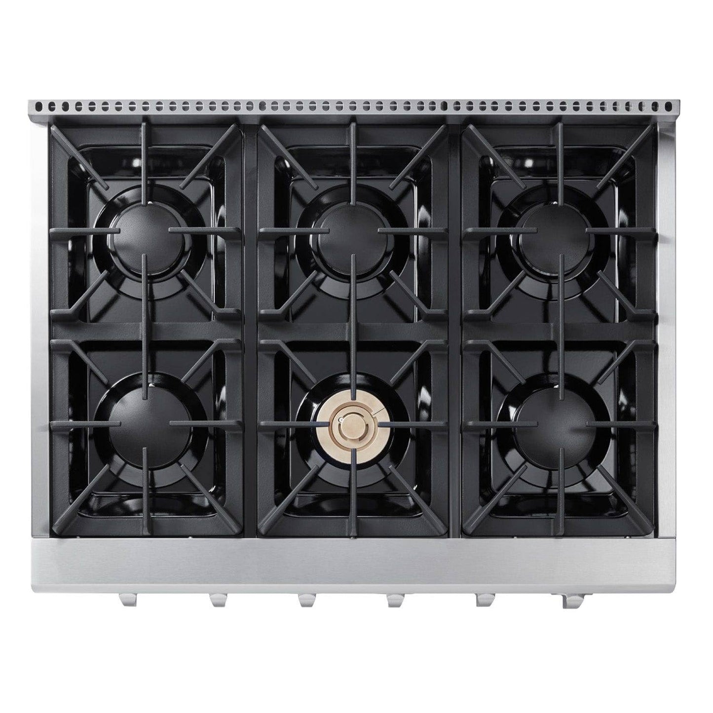 Thor Kitchen 36 in. Liquid Propane Gas Cooktop in Stainless Steel with 6 Burners