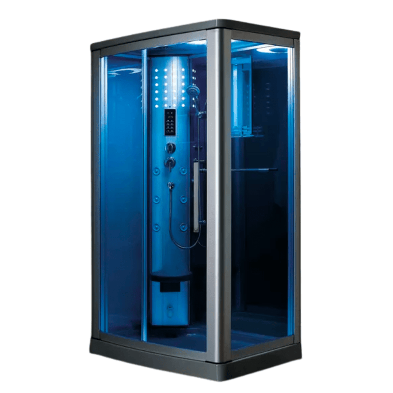 Mesa Steam Shower Blue Glass - 802L