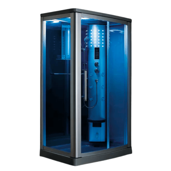 Mesa Steam Shower Blue Glass - 802L