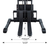 Apollolift Power Lift Straddle Stacker 3300Lbs 98"Lifting - A-3011 - Backyard Provider