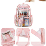 Transparent Backpack with Reinforced Straps