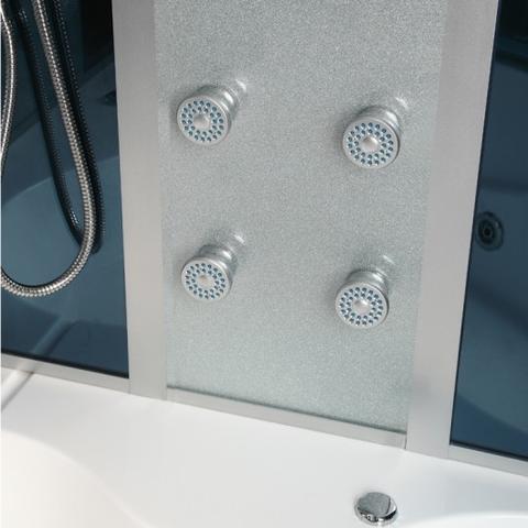 Mesa Steam Shower Tub Combo Blue Glass - 701A