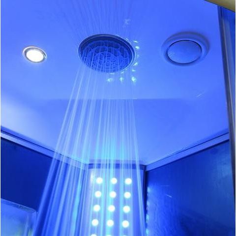 Mesa Steam Shower Blue Glass - 9090K