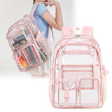 Transparent Backpack with Reinforced Straps