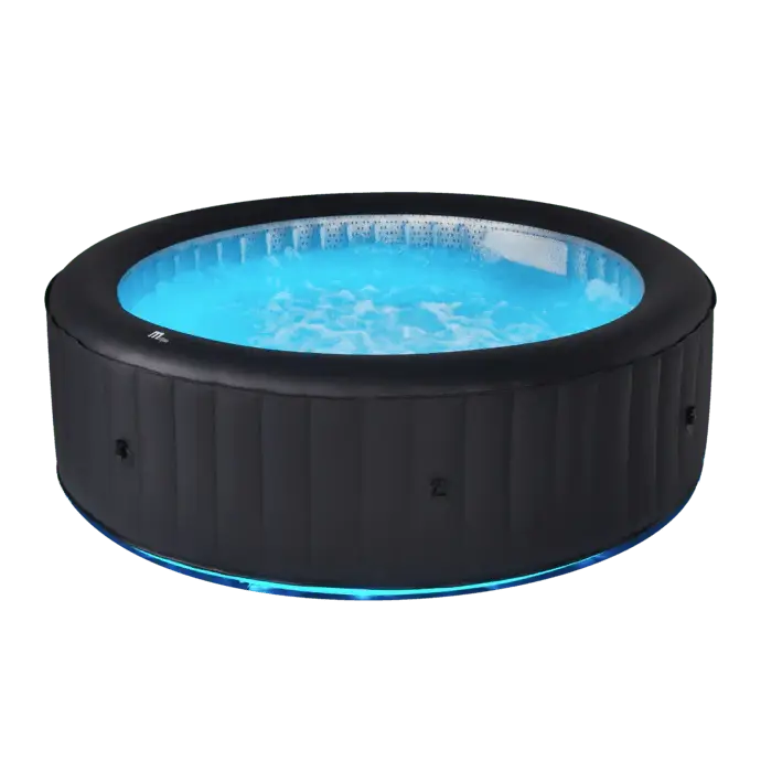 MSpa Urban Aurora Round 6 Person Inflatable Hot Tub Spa - U-AU062 - Backyard Provider