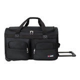 Rolling Duffel Bags with Wheels Retractable Handle Foldable Large Travel Bag