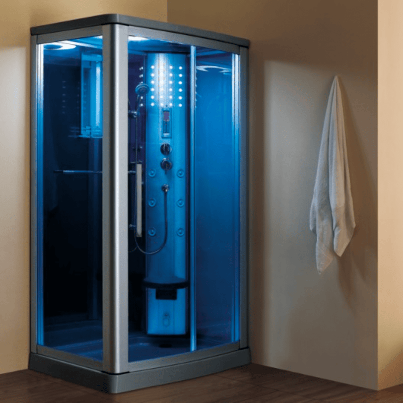 Mesa Steam Shower Blue Glass - 802L