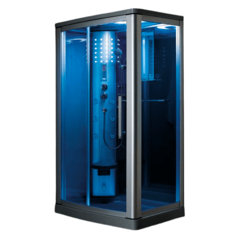 Mesa Steam Shower Blue Glass - 802L