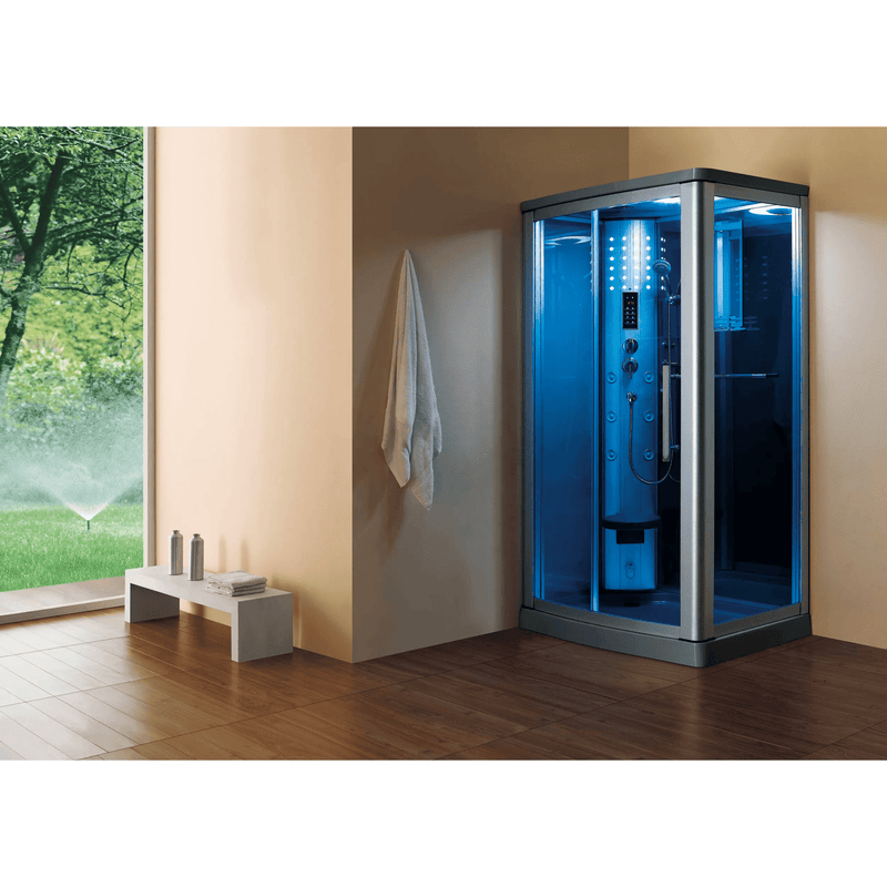 Mesa Steam Shower Blue Glass - 802L