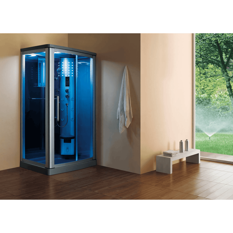 Mesa Steam Shower Blue Glass - 802L