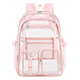 Transparent Backpack with Reinforced Straps