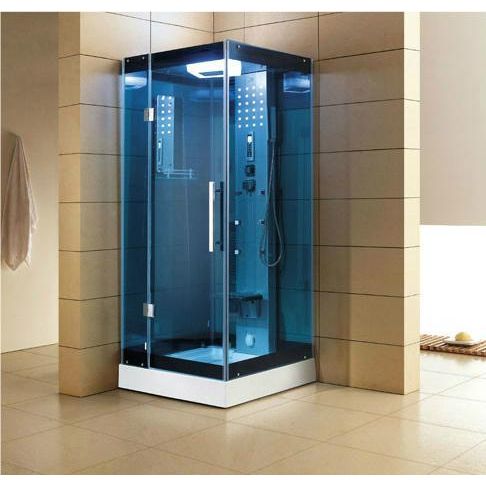 Mesa Steam Shower Blue Glass - WS-303A